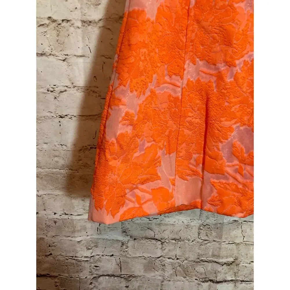 Showpo Orange Floral Midi Dress - Picture 6 of 14
